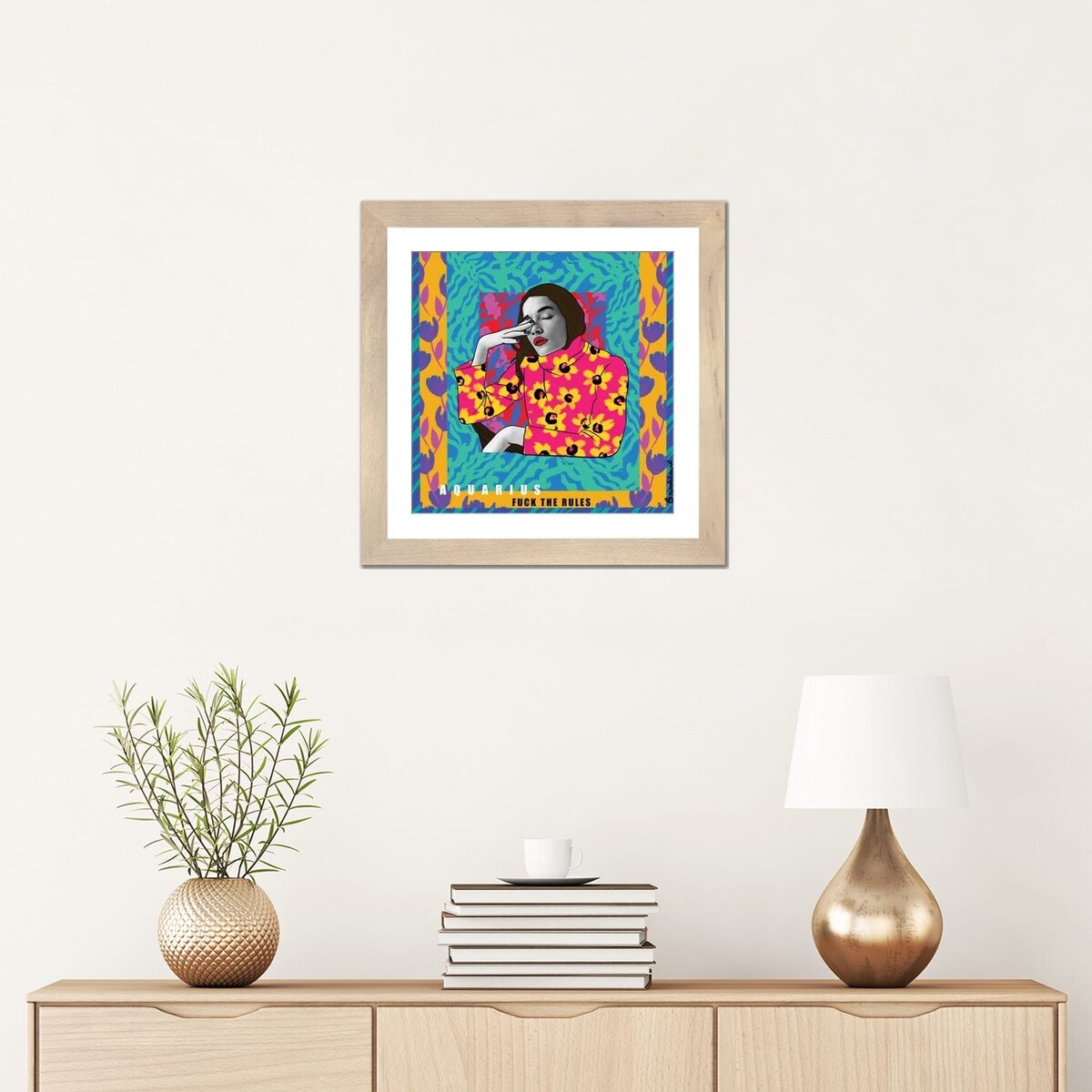 iCanvas "Aquarius" by BrushBound