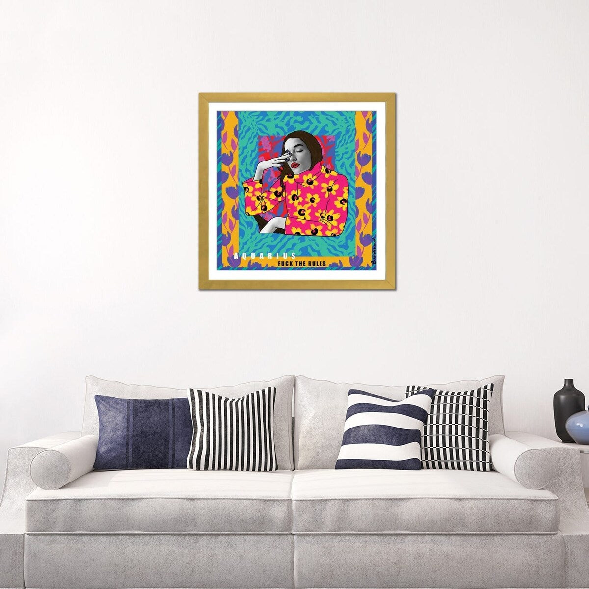 iCanvas "Aquarius" by BrushBound