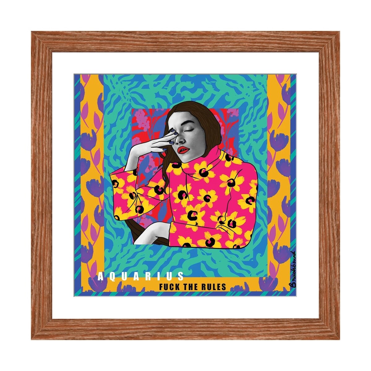 iCanvas "Aquarius" by BrushBound