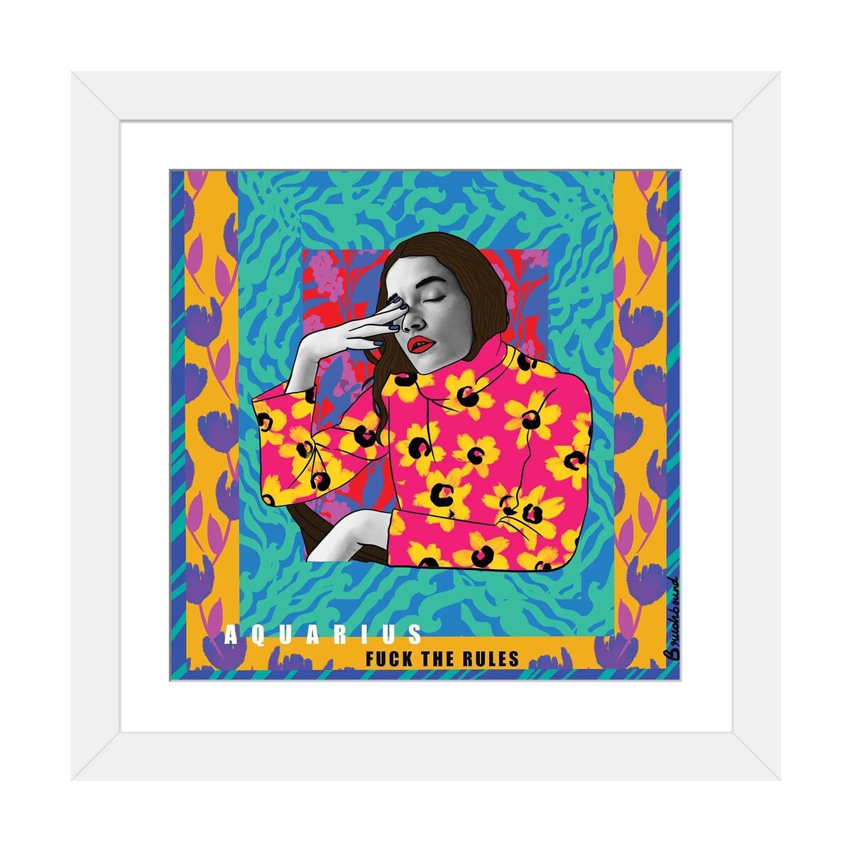 iCanvas "Aquarius" by BrushBound