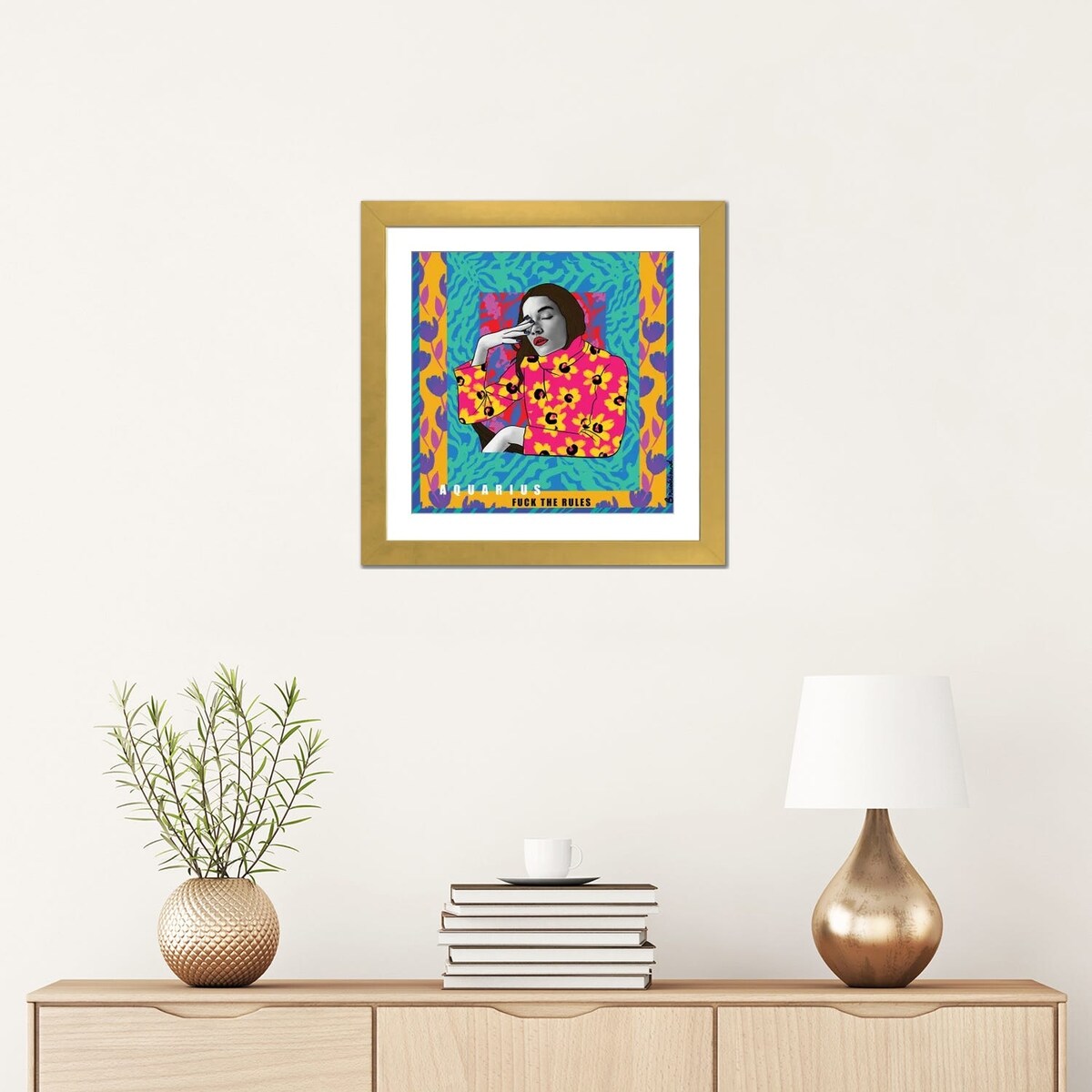 iCanvas "Aquarius" by BrushBound