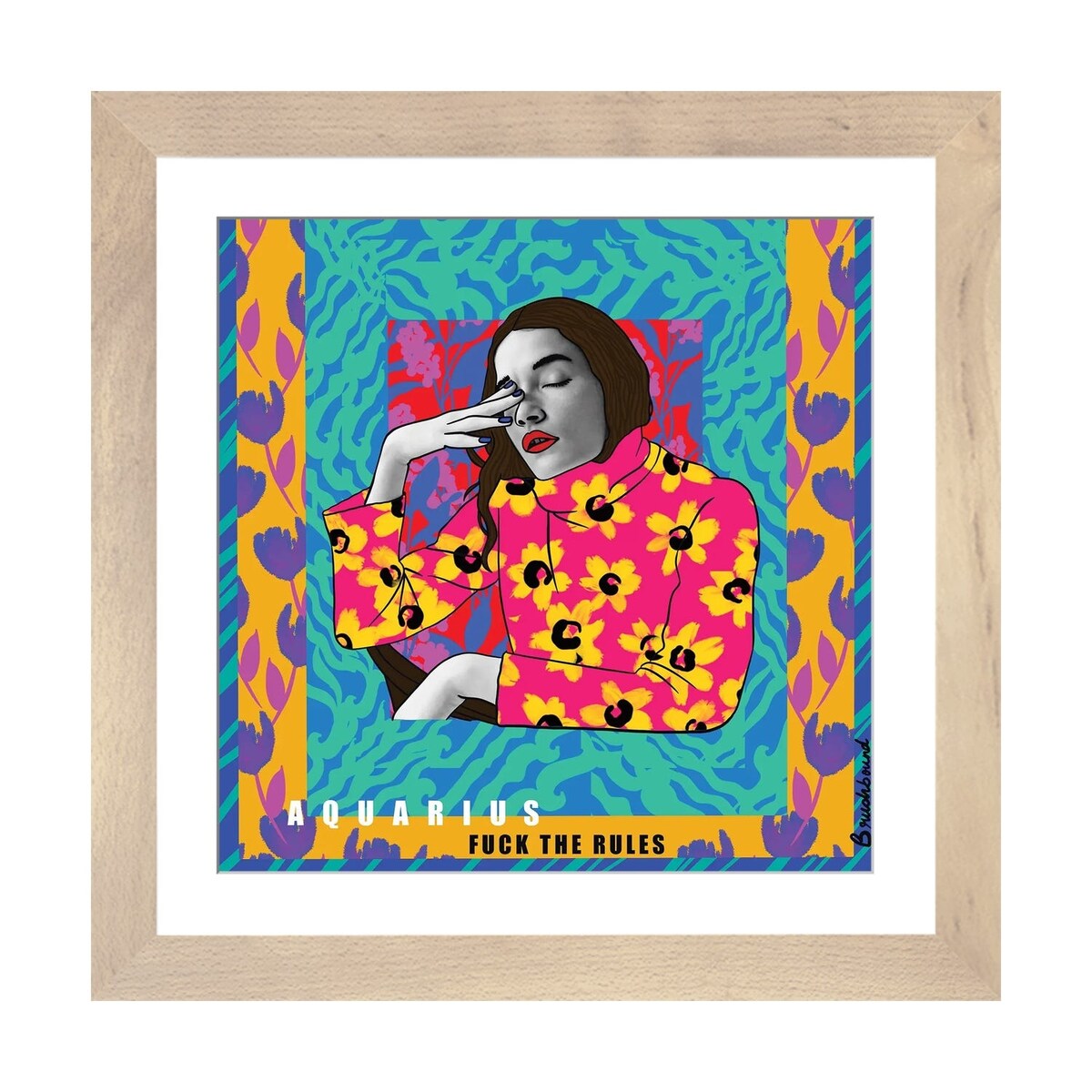 iCanvas "Aquarius" by BrushBound