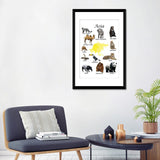 iCanvas "Asia Animals, Classroom" by Printable Lisa's Pets