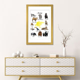 iCanvas "Asia Animals, Classroom" by Printable Lisa's Pets