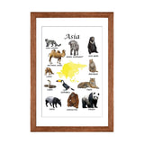 iCanvas "Asia Animals, Classroom" by Printable Lisa's Pets