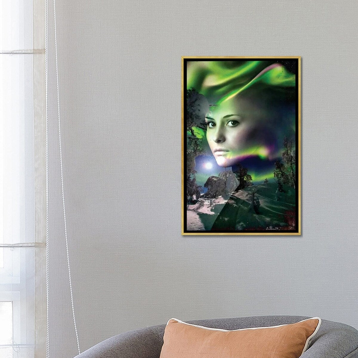 iCanvas "Aurora" by Dominique Baduel Framed