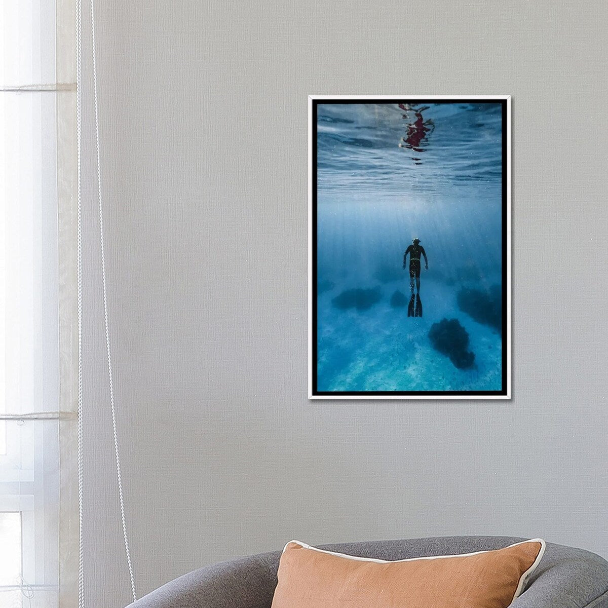 iCanvas "Bahamas Clarity" by Hannah Prewitt Framed