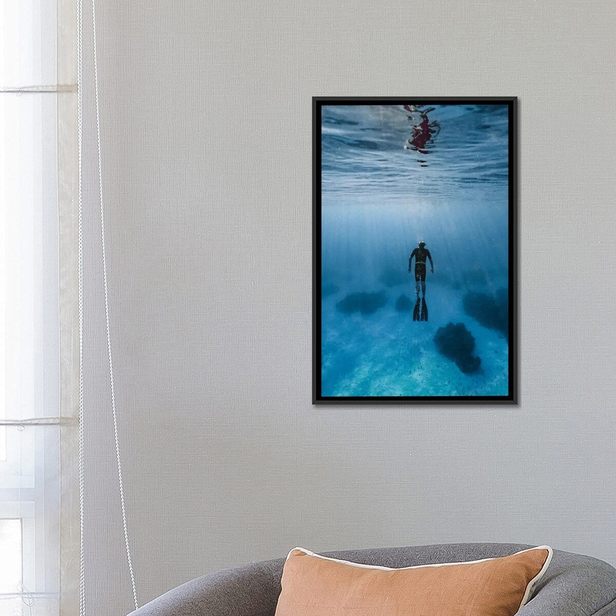 iCanvas "Bahamas Clarity" by Hannah Prewitt Framed