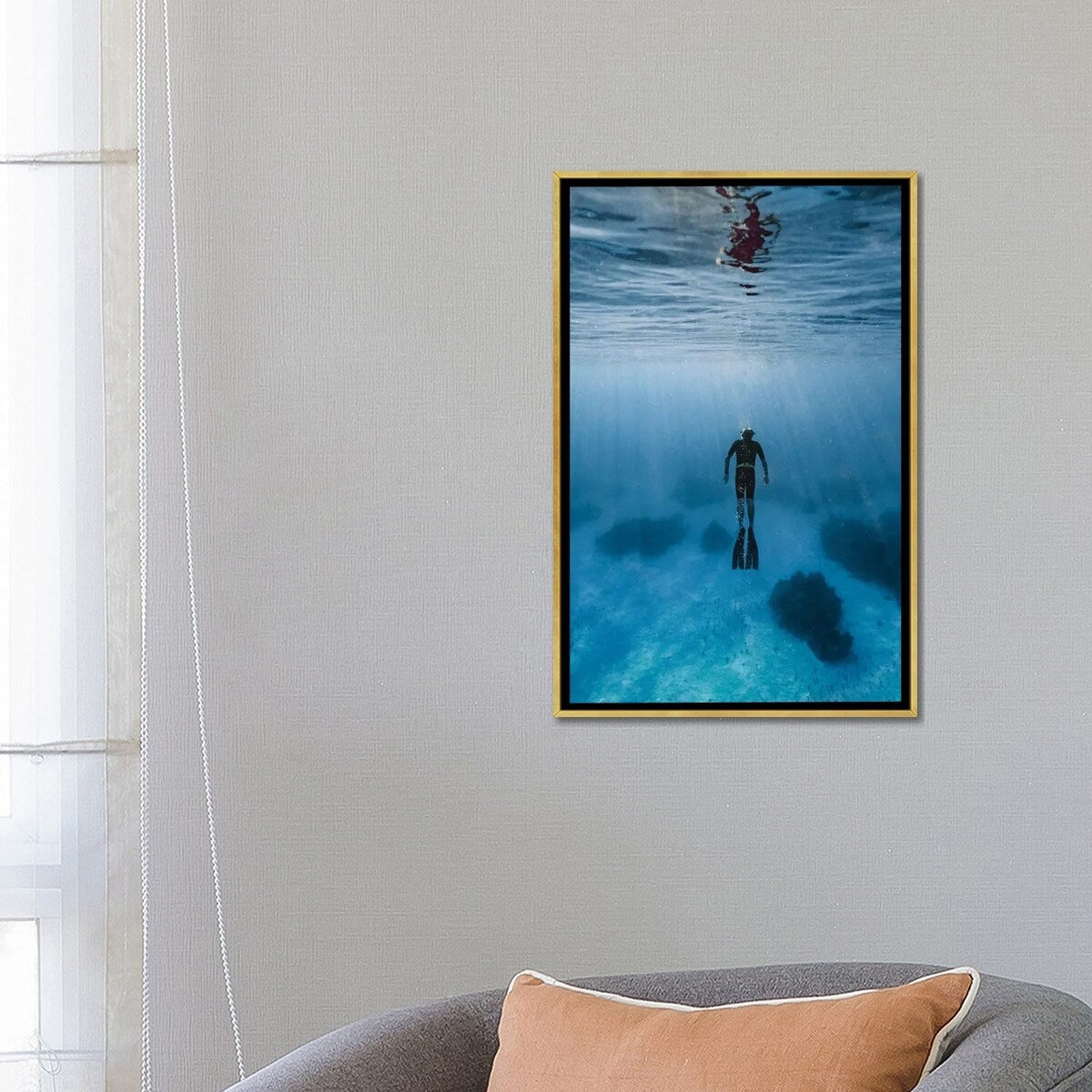 iCanvas "Bahamas Clarity" by Hannah Prewitt Framed