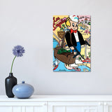 iCanvas "Bank Job" by Sinister Monopoly Canvas Print