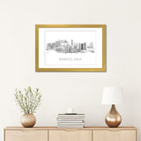iCanvas "Barcelona Skyline" by Natalie Ryan