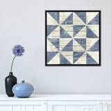 iCanvas "Barn Quilt VII" by Front Porch Pickins Framed Canvas Print