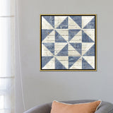 iCanvas "Barn Quilt VII" by Front Porch Pickins Framed Canvas Print
