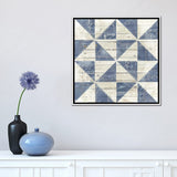 iCanvas "Barn Quilt VII" by Front Porch Pickins Framed Canvas Print