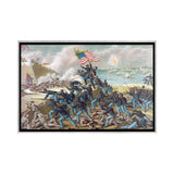 iCanvas "Battle Of Fort Wagner, 1863" by Kurz & Allison Framed
