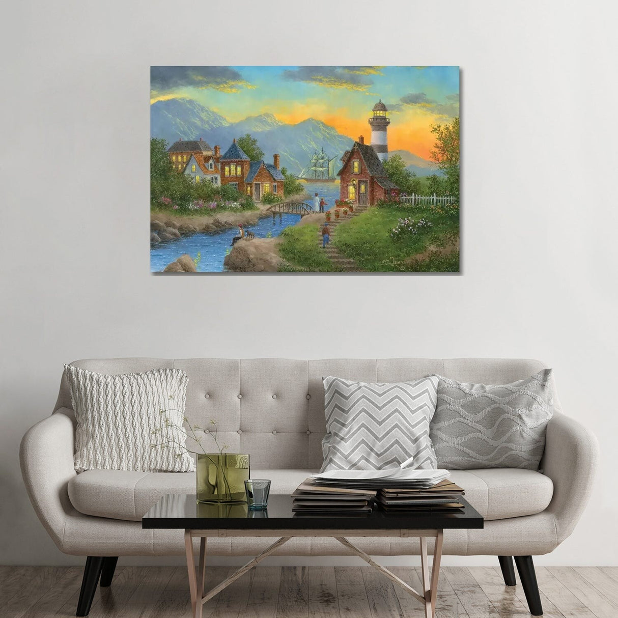 iCanvas "Bayside Afterglow" by Dennis Lewan Canvas Print