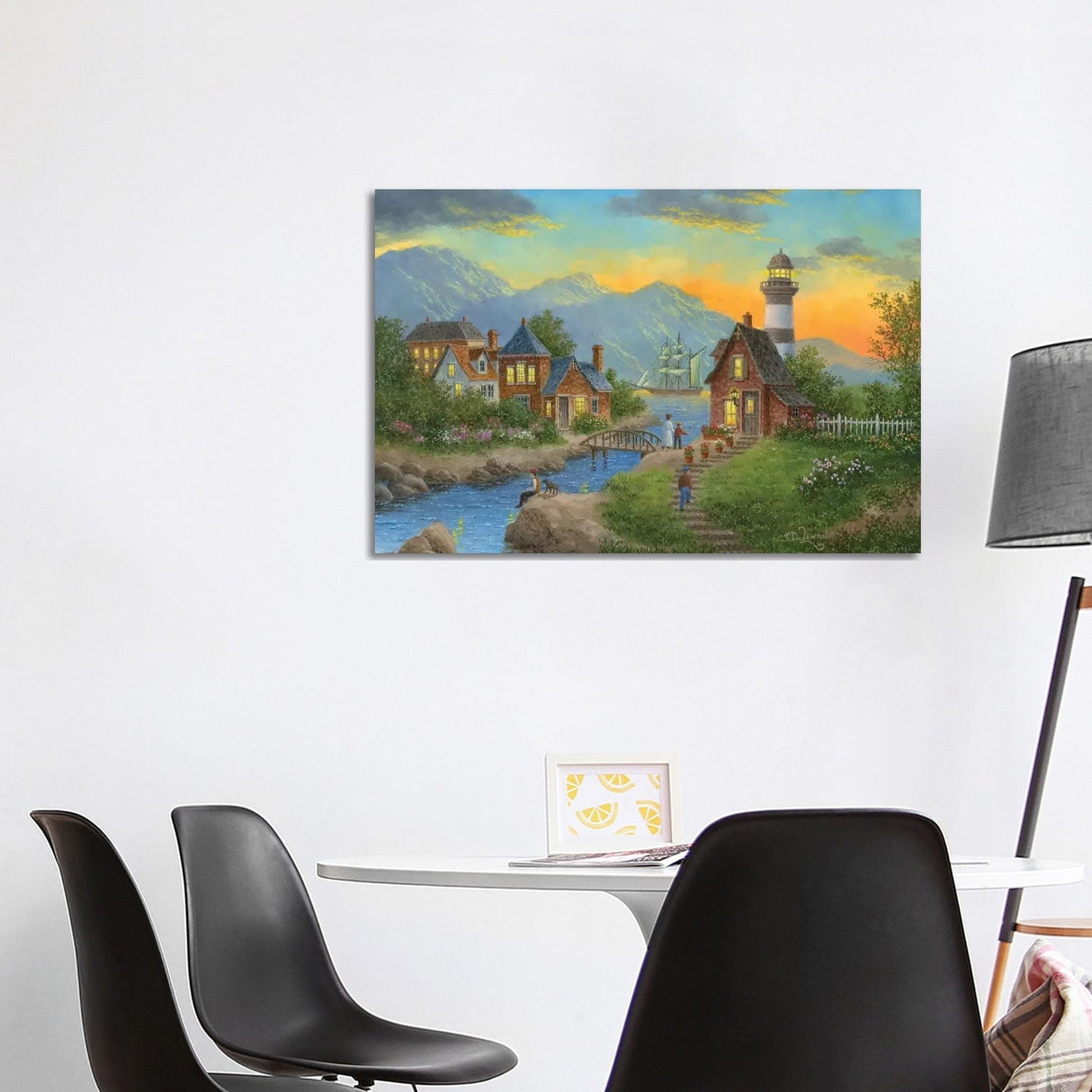 iCanvas "Bayside Afterglow" by Dennis Lewan Canvas Print