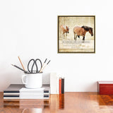 iCanvas "Be Strong" by Jennifer Pugh Framed