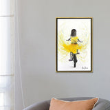 iCanvas "Beach Daisy Ride" by Ashvin Harrison Framed