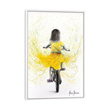 iCanvas "Beach Daisy Ride" by Ashvin Harrison Framed