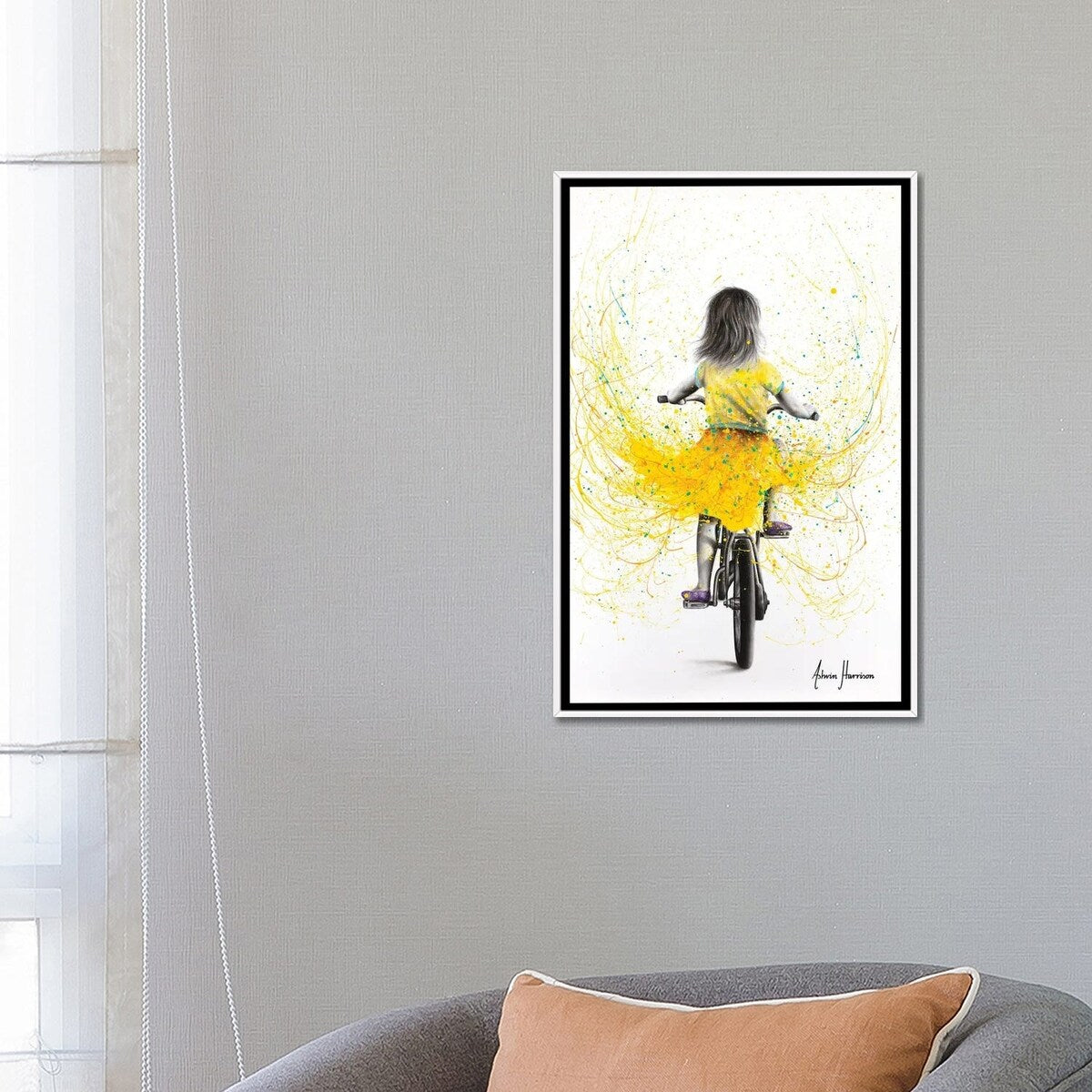 iCanvas "Beach Daisy Ride" by Ashvin Harrison Framed