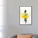 iCanvas "Beach Daisy Ride" by Ashvin Harrison Framed