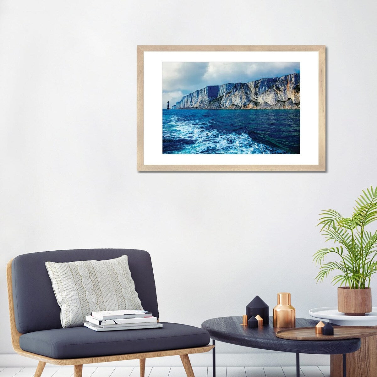 iCanvas "Beachy Head From The Sea" by Chris Lord