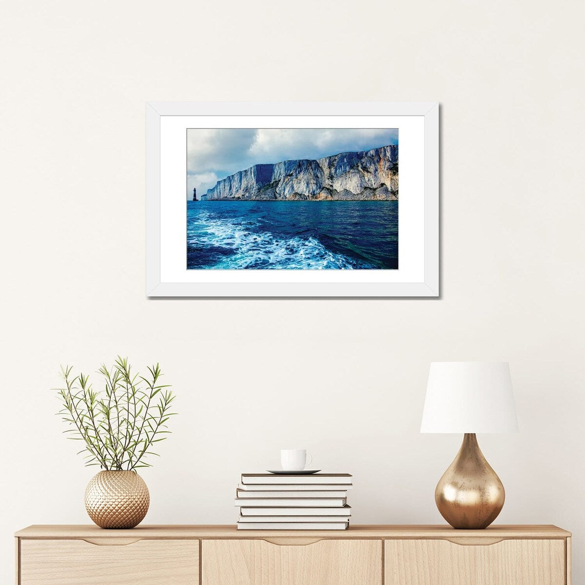 iCanvas "Beachy Head From The Sea" by Chris Lord