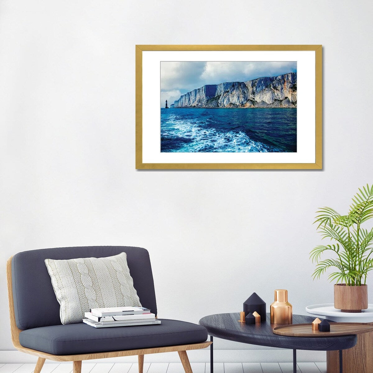 iCanvas "Beachy Head From The Sea" by Chris Lord
