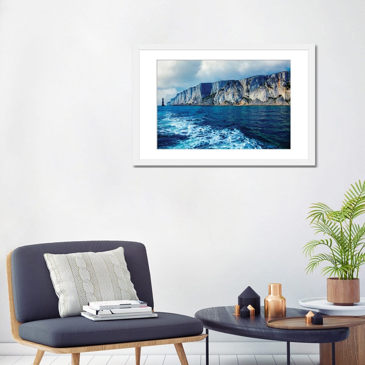 iCanvas "Beachy Head From The Sea" by Chris Lord
