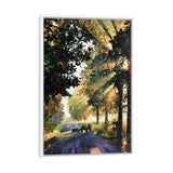 iCanvas "Bear Family Crossing The Road" by Daniel Wall Framed