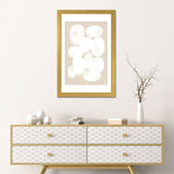 iCanvas "Beige White Circle" by Nikki