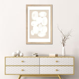 iCanvas "Beige White Circle" by Nikki