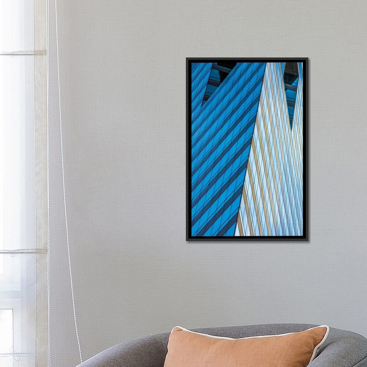 iCanvas "Bermuda Triangle Blues" by Raymond Kunst Framed