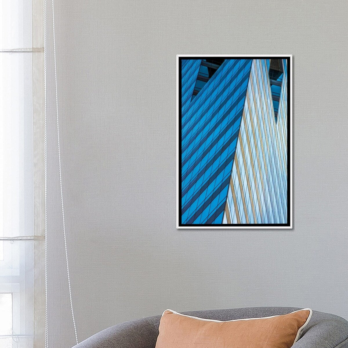 iCanvas "Bermuda Triangle Blues" by Raymond Kunst Framed