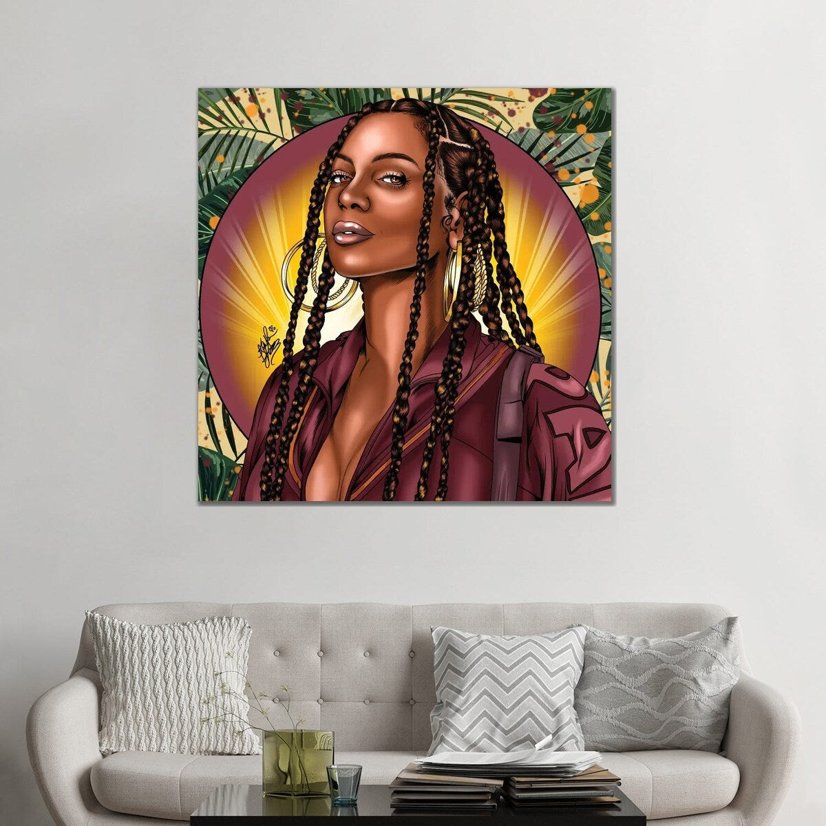 iCanvas "Beyonce" by Kaylin Taraska Canvas Print