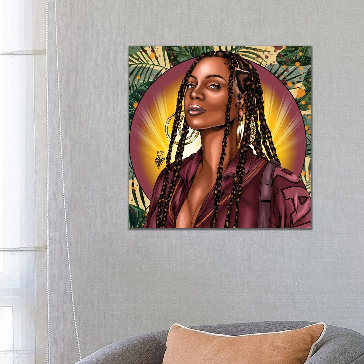 iCanvas "Beyonce" by Kaylin Taraska Canvas Print
