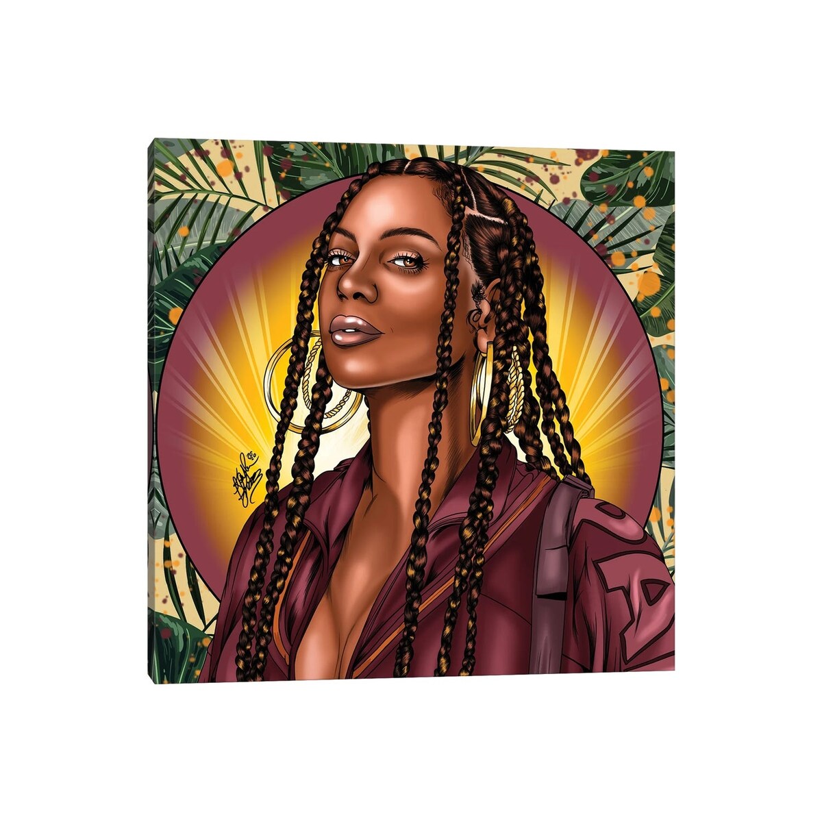 iCanvas "Beyonce" by Kaylin Taraska Canvas Print