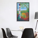 iCanvas "Birch At Gitche Gumee" by Nancy Gregg Framed