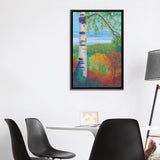 iCanvas "Birch At Gitche Gumee" by Nancy Gregg Framed