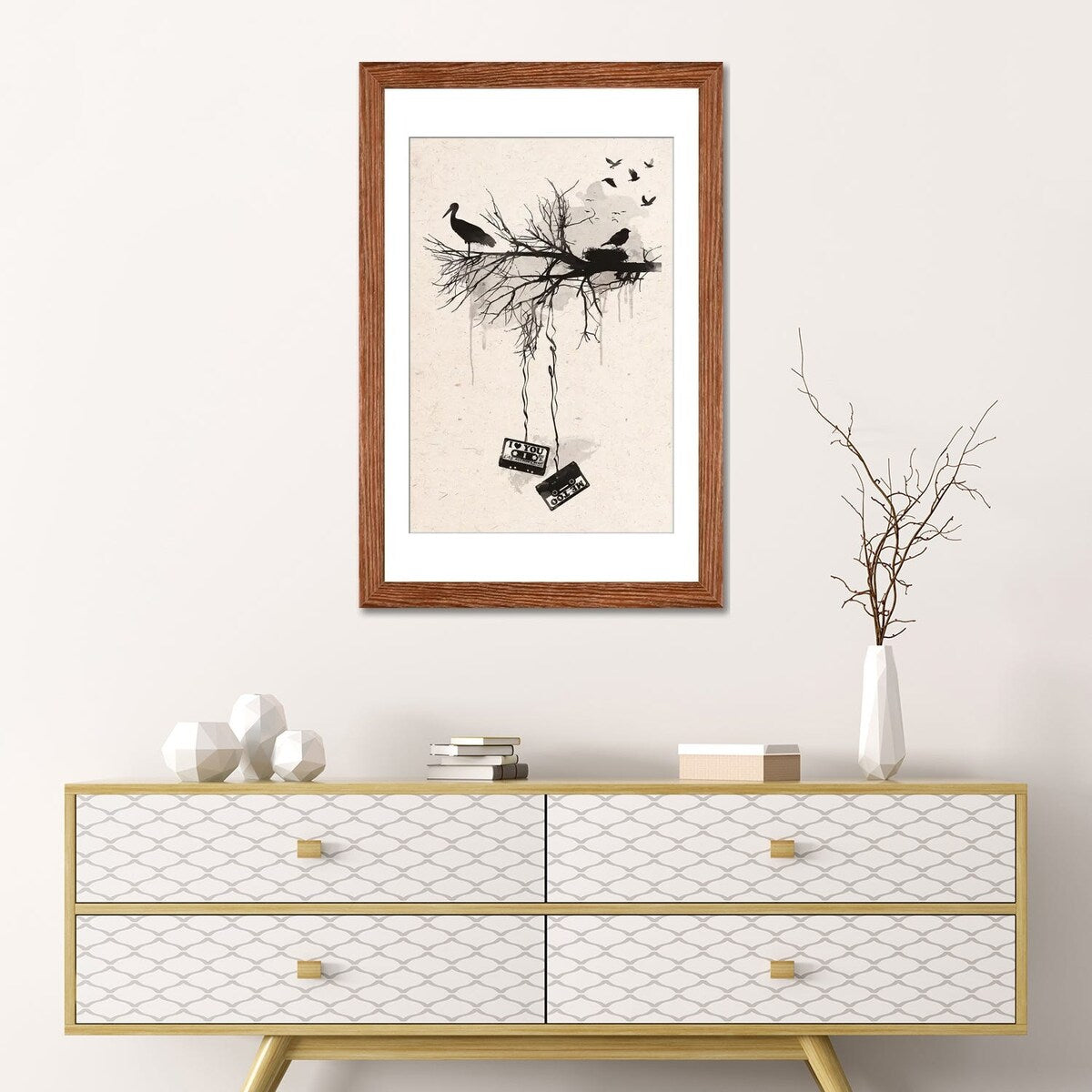 iCanvas "Birds And Tapes" by 2Toastdesign