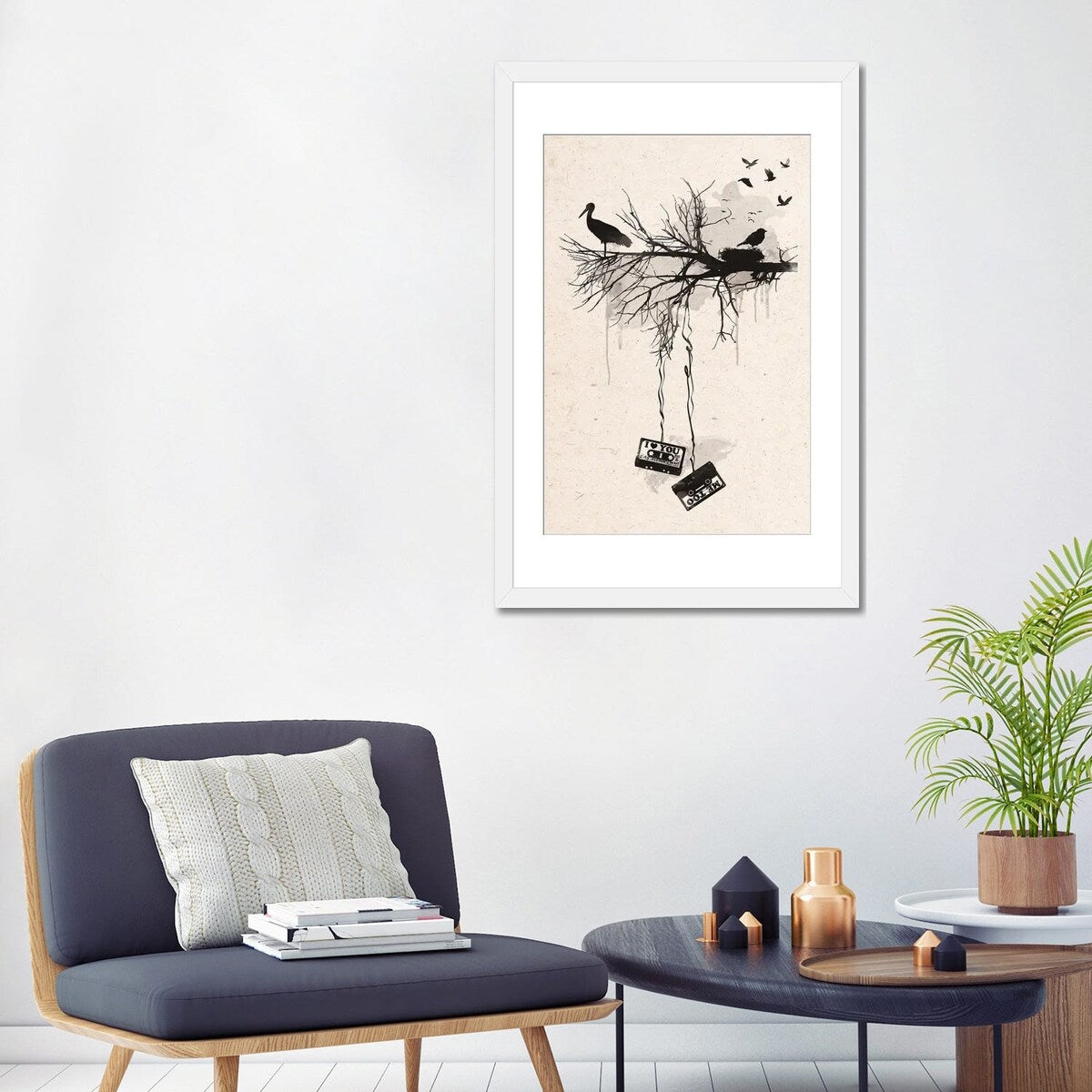 iCanvas "Birds And Tapes" by 2Toastdesign