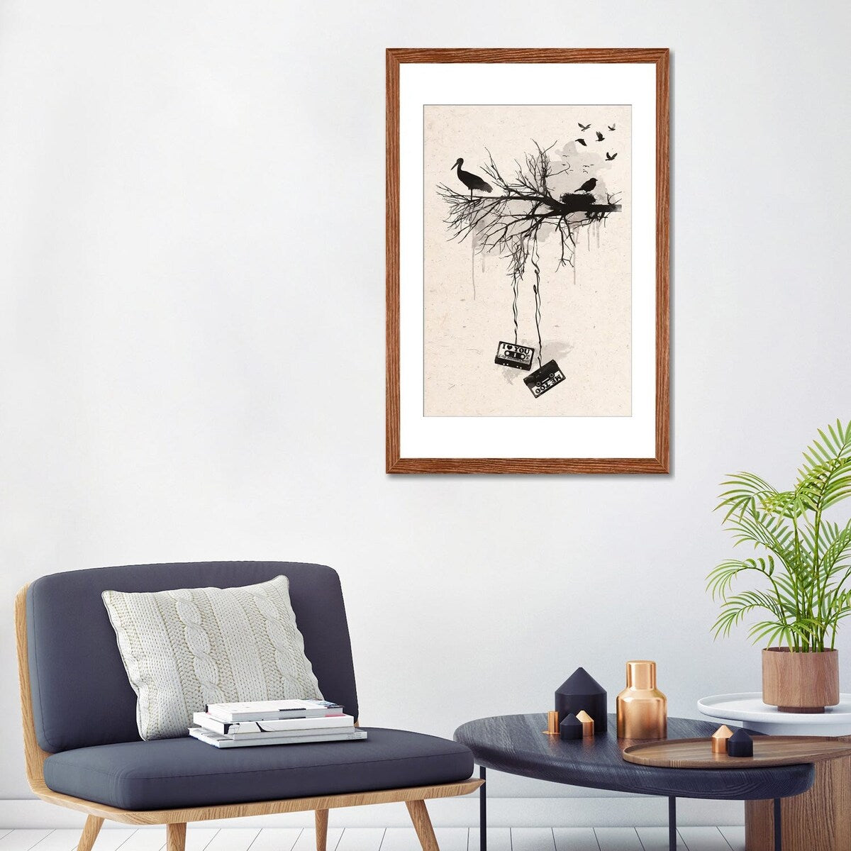 iCanvas "Birds And Tapes" by 2Toastdesign