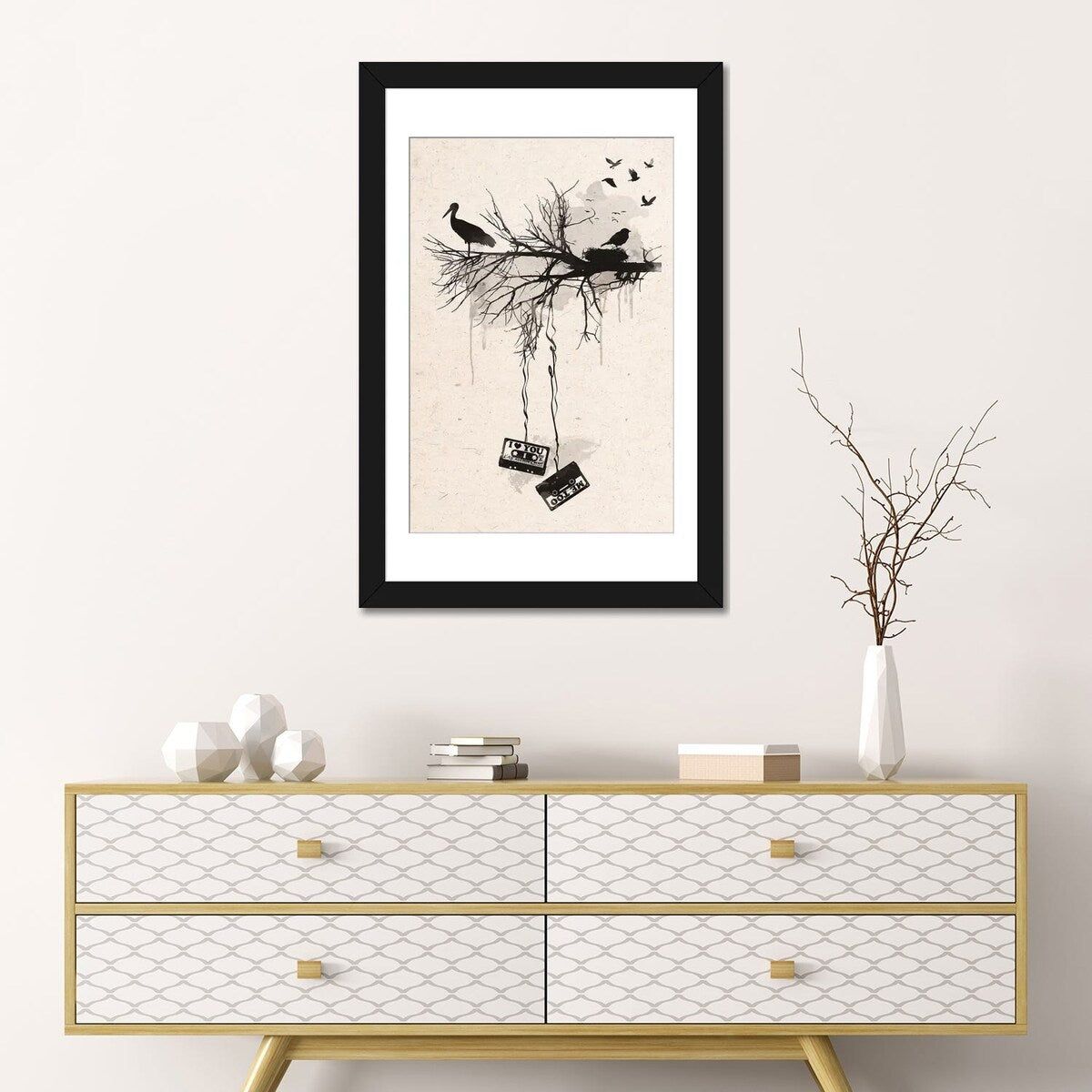 iCanvas "Birds And Tapes" by 2Toastdesign