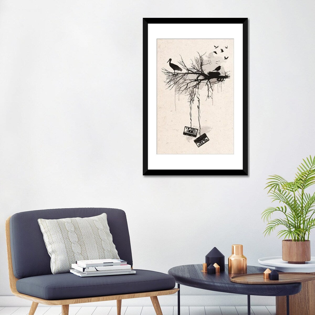 iCanvas "Birds And Tapes" by 2Toastdesign