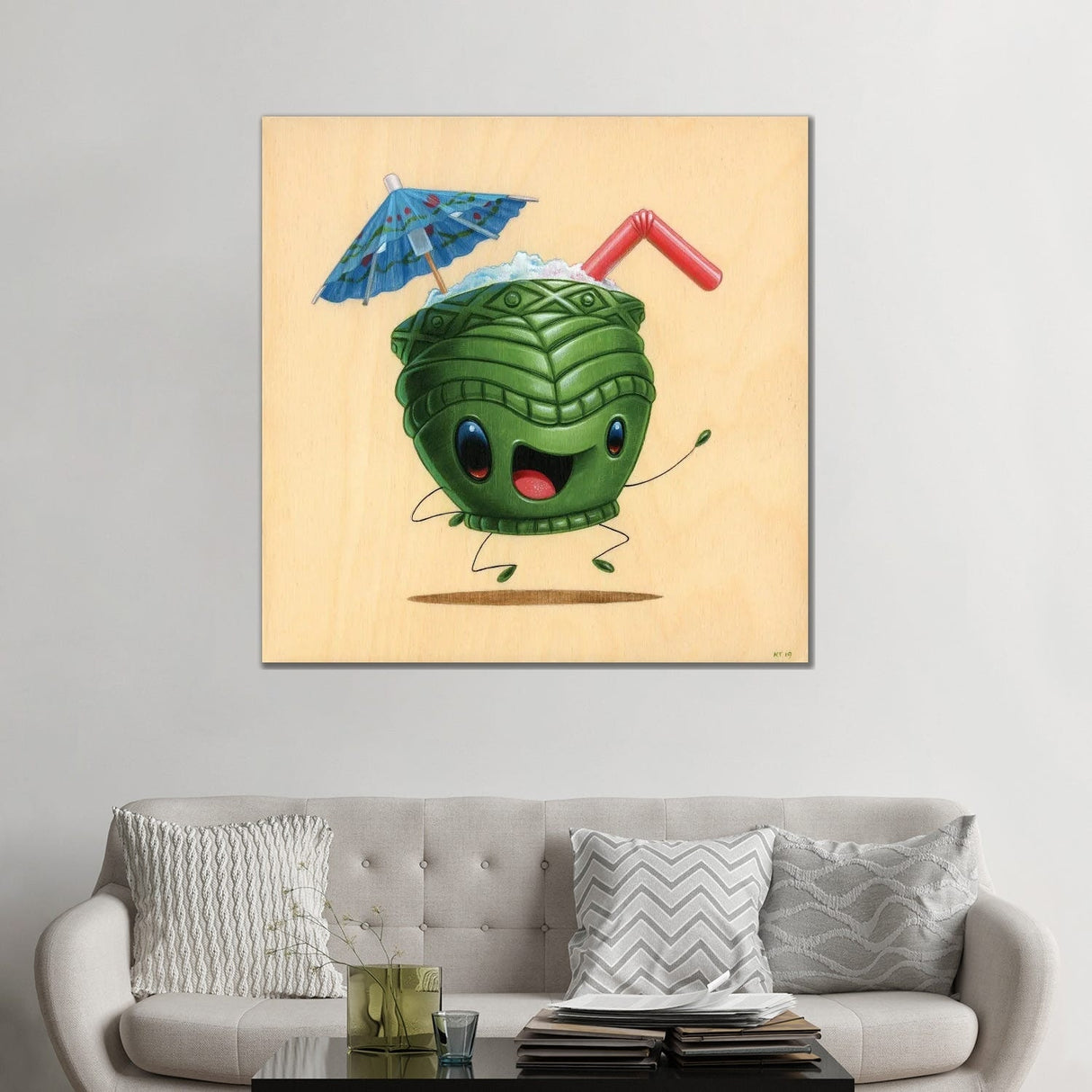iCanvas "Bixby" by Cuddly Rigor Mortis Canvas Print