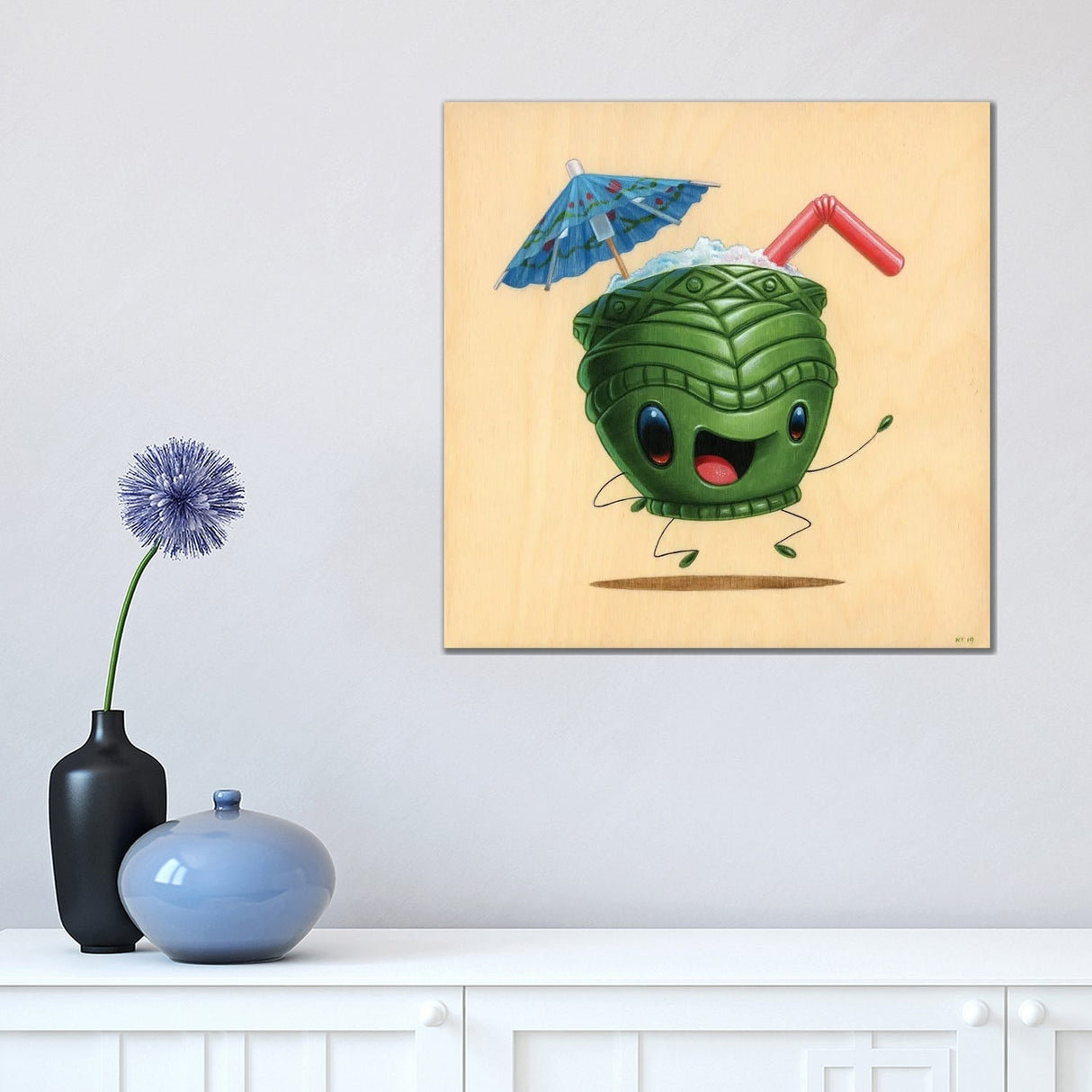 iCanvas "Bixby" by Cuddly Rigor Mortis Canvas Print