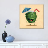 iCanvas "Bixby" by Cuddly Rigor Mortis Canvas Print