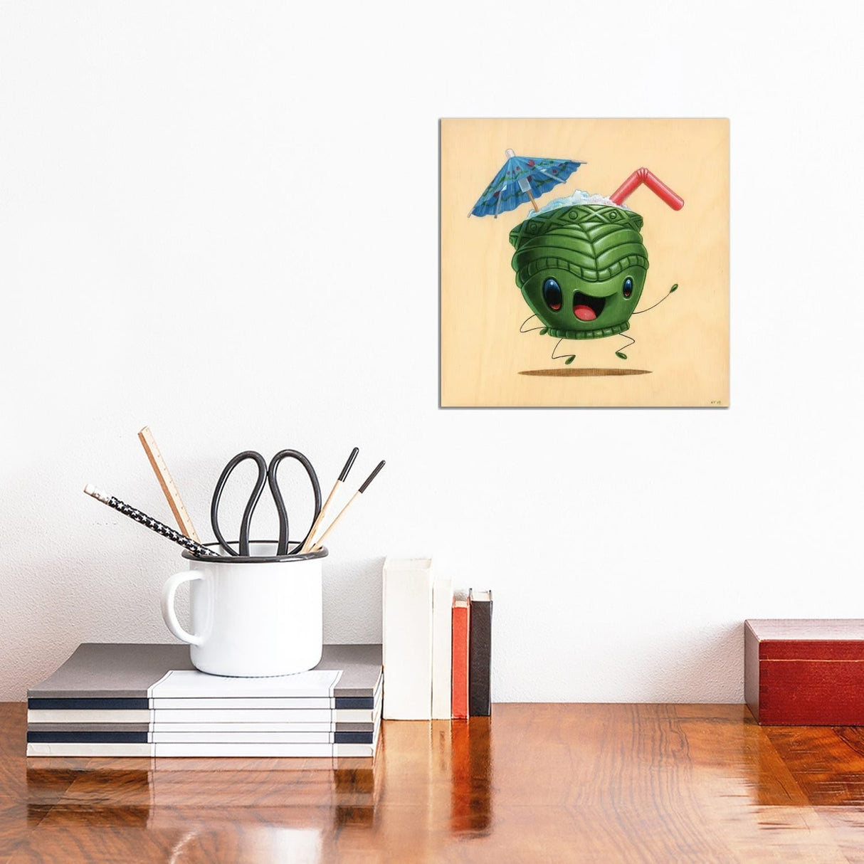 iCanvas "Bixby" by Cuddly Rigor Mortis Canvas Print