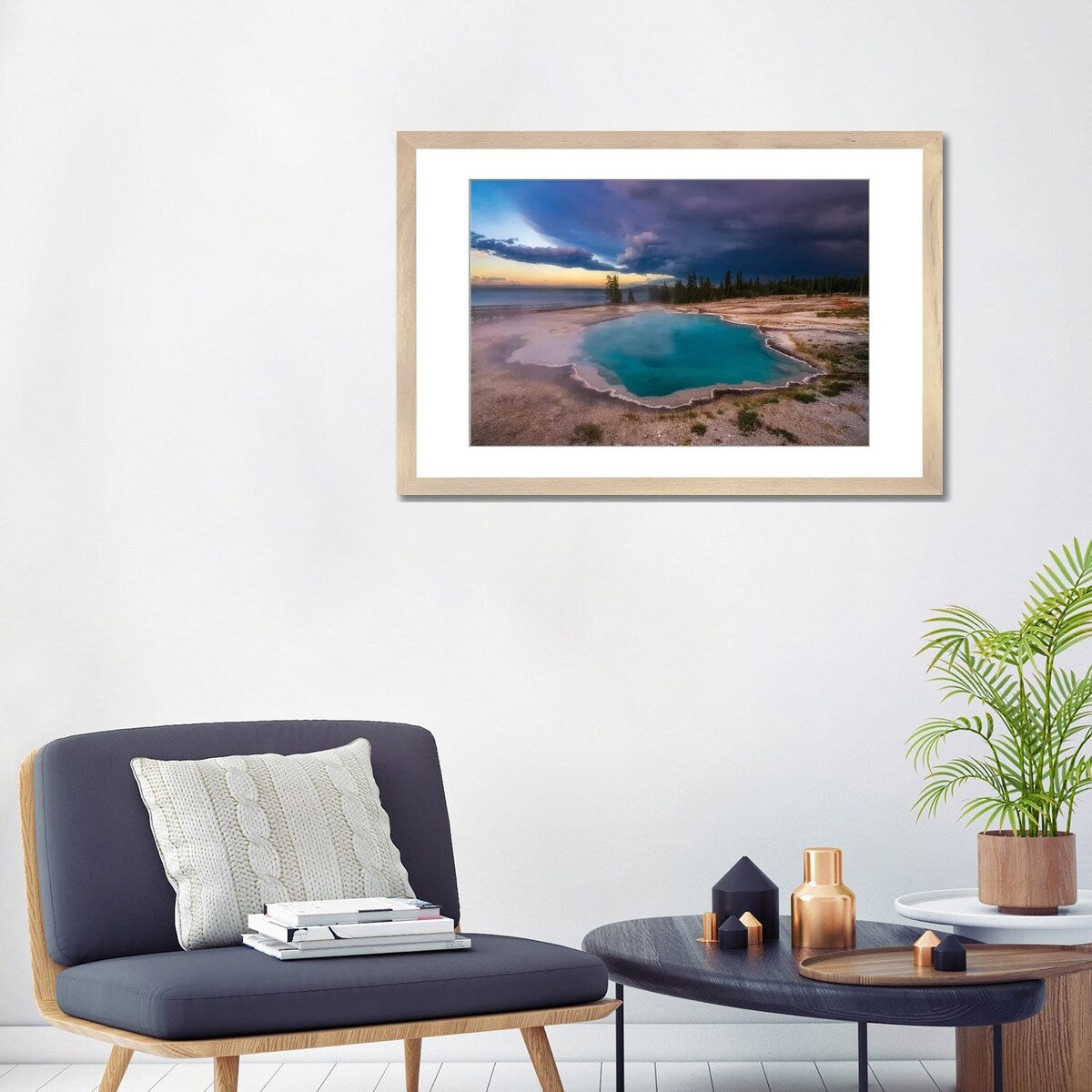 iCanvas "Black Pool Storm" by Darren White Photography